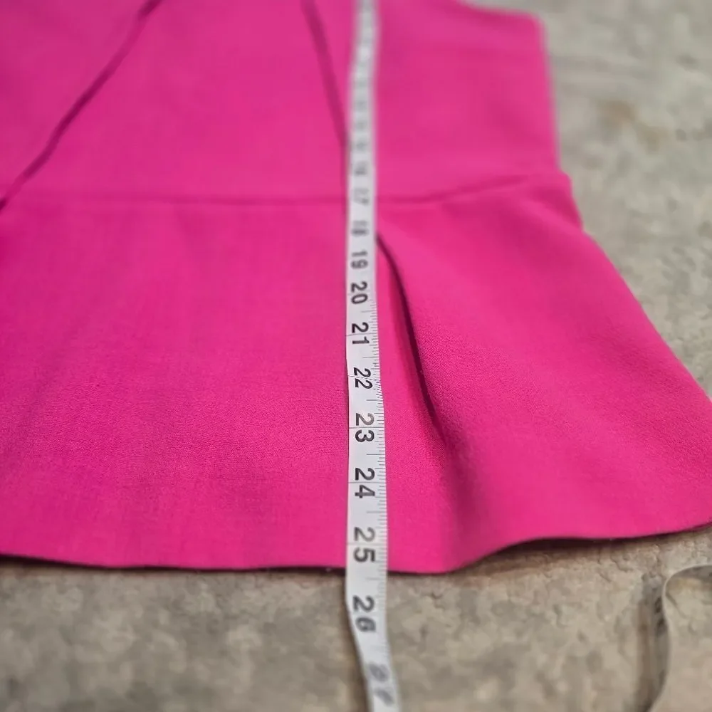 Michael Kors Hot Pink Peplum Blouse